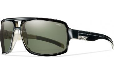 Image of Smith Optics Swindler Sunglasses - Black Frame, Polarized Gray Green Lenses SRPPGYBK