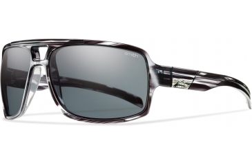 Image of Smith Optics Swindler Sunglasses - Black Stripe Frame, Polarized Gray Lenses SRPPGYBP