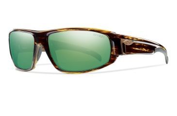 Image of Smith Optics Tenet Sunglasses - Brown Stripe Frame, Polarized Green Mirror TTGPNBMBS