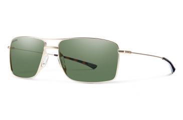 Image of Smith Optics Turner Progressive Prescription Sunglasses, Matte Gold Frame, Polarized, TUCPGNMGDPR