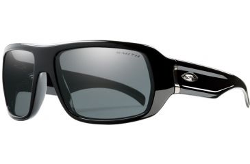 Image of Smith Optics Vanguard Sunglasses Black Frames And Polarized Gray Lenses Vgppgybk