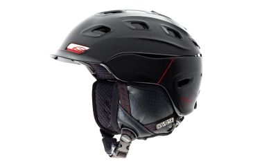 Image of Smith Vantage Helmet, Black/Red Truetype, Medium H12-VARDMD