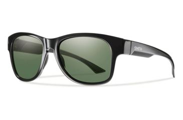 Image of Smith Optics Wayward Single Vision Prescription Sunglasses, Black Frame, Polarized, WACPGNBKSV