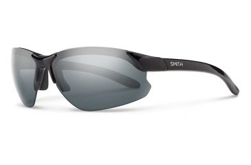 Image of Smith Parallel D Max Sunglasses-Black-Polarized Gray