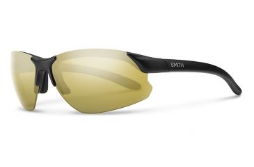 Image of Smith Parallel D Max Sunglasses - Matte Black Frame w/ Polarized Gold Mirror/Ignitor/Clear Lens PDPPGDMMB