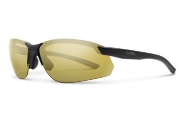 Image of Smith Parallel Max 2 Sunglasses, Matte Black Frame, Polarized Gold Mirror Lens, 20190700371A2