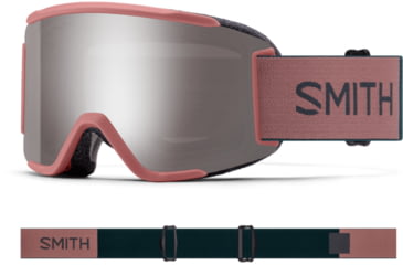 Image of Smith Range Snow Goggles - Mens, ChromaPop Sun Platinum Mirror, Chalk Rose Everglade, M007650LG995T