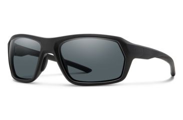 Image of Smith Rebound Elite Sunglasses, Matte Black Frame, Gray Lens, 20198300359IR