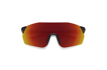 Image of Smith Reverb PivLock Sunglasses, Matte Black Cinder Frame, ChromaPop Red Mirror Lens, 201521RC299X6