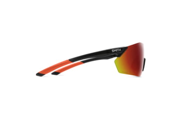 Image of Smith Reverb PivLock Sunglasses, Matte Black Cinder Frame, ChromaPop Red Mirror Lens, 201521RC299X6