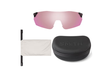 Image of Smith Reverb PivLock Sunglasses, Matte Black Frame, ChromaPop Black Lens, 201521003991C