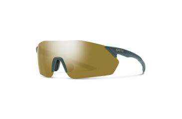 Image of Smith Reverb PivLock Sunglasses, Matte Spruce Frame, ChromaPop Bronze Mirror Lens, 2015211ED990K
