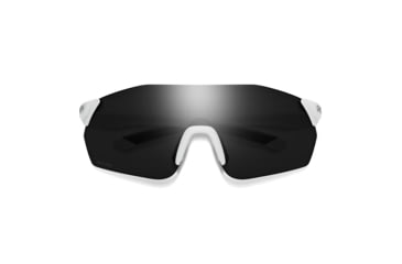 Image of Smith Reverb PivLock Sunglasses, Matte White Frame, ChromaPop Black Lens, 2015216HT991C