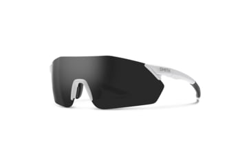Image of Smith Reverb PivLock Sunglasses, Matte White Frame, ChromaPop Black Lens, 2015216HT991C