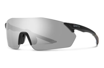 Image of Smith Reverb PivLock Sunglasses, Matte Black Frame, ChromaPop Platinum Mirror Lens, 20152100399XB