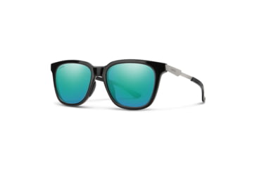 Image of Smith Roam Sunglasses, Black Frame, ChromaPop Polarized Opal Mirror Lens, 20126480753QG