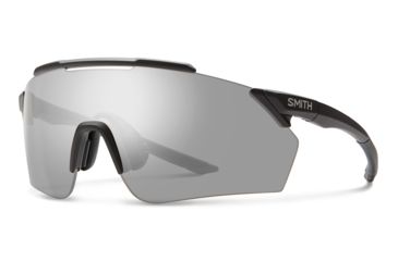 Image of Smith Ruckus PivLock Sunglasses, Matte Black Frame, ChromaPop Platinum Mirror Lens, 20152200399XB