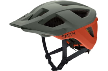Image of Smith Session MIPS Bike Helmet, Matte Sage/Red Rock, Large, E0073104W5962