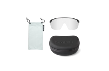 Image of Smith Shift MAG Sunglasses, Black Frame, ChromaPop Red Mirror Lens, 204056SUB99X6