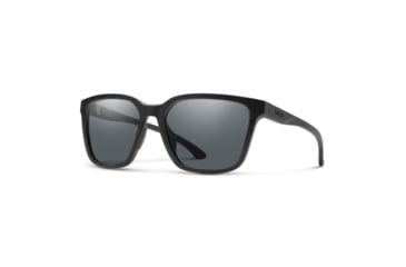 Image of Smith Shoutout Core Sunglasses, Matte Black Frame, Polarized Gray Lens, 20368600357M9