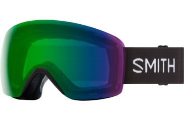 Image of Smith Skyline Googles, ChromaPop Everyday Green Mirror, Black, M006812QJ99XP