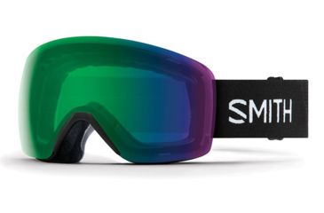 Image of Smith Skyline Snow Goggles - Mens, Black, Chromapop Everyday Green Mirror Lens, SKY6CPGBK19