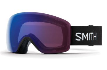 Image of Smith Skyline Snow Goggles - Mens, Black, Chromapop Photochromic Rose Flash Lens, SKY6CPZBK19
