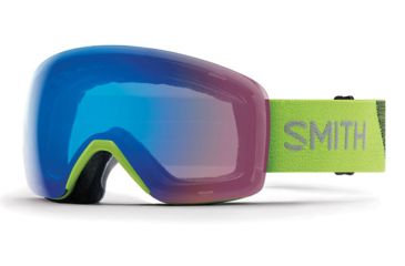 Image of Smith Skyline Snow Goggles - Mens, Flash, Chromapop Storm Rose Flash Lens, SKY6CPCFLA19