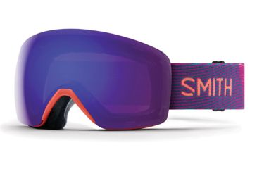 Image of Smith Skyline Snow Goggles - Mens, Frequency, Chromapop Everyday Violet Mirror Lens, SKY6CPVFRQ19