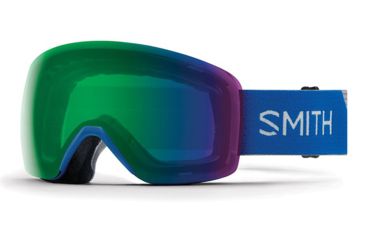 Image of Smith Skyline Snow Goggles - Mens, Imperial Blue, Chromapop Everyday Green Mirror Lens, SKY6CPGIMP19