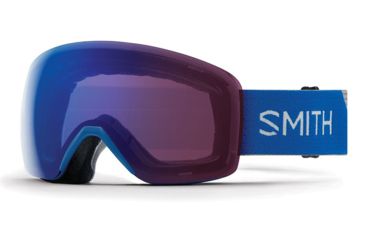 Image of Smith Skyline Snow Goggles - Mens, Imperial Blue, Chromapop Photochromic Rose Flash Lens, SKY6CPZIMP19