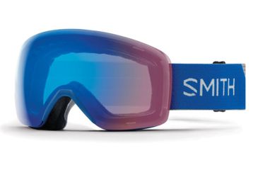 Image of Smith Skyline Snow Goggles - Mens, Imperial Blue, Chromapop Storm Rose Flash Lens, SKY6CPCIMP19