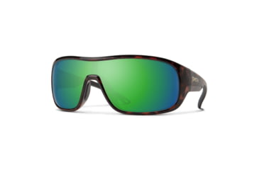 Image of Smith Spinner Sunglasses, Tortoise Frame, ChromaPop Polarized Green Mirror Lens, 20498108699ZY