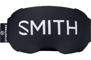 Image of Smith Squad Mag Low Bridge Fit Googles, ChromaPop Sun Black Gold Mirror, Black, M007570JX99MN