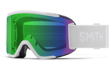 Image of Smith Squad S Googles, ChromaPop Everyday Green Mirror , White Vapor, M0076433F99XP