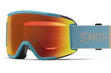 Image of Smith Squad S Googles, ChromaPop Everyday Red Mirror , Storm Colorblock, M007640OG99MP