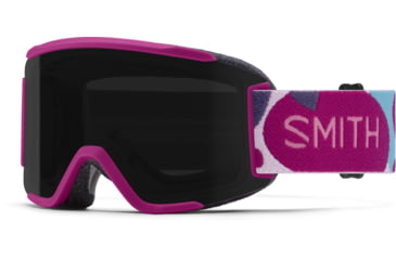 Image of Smith Squad S Googles, ChromaPop Sun Black, Fuschia Oversized Shapes, M007640MM994Y
