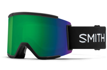 Image of Smith Squad XL Goggles, Black, Chromapop Sun Green Mirror, M006752QJ99MK