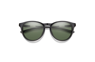 Image of Smith Wander Sunglasses, Black Frame, ChromaPop Polarized Grey Green Lens, 20493180755L7