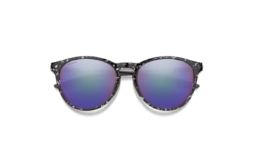 Image of Smith Wander Sunglasses, Black Marble Frame, ChromaPop Polarized Violet Mirror Lens, 204931GBY55DF