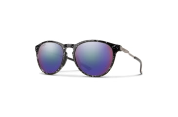 Image of Smith Wander Sunglasses, Black Marble Frame, ChromaPop Polarized Violet Mirror Lens, 204931GBY55DF