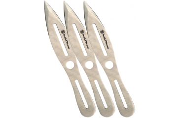 Image of Smith &amp; Wesson 10.0 in. Throwing Knife Set, 3 Knives, w/Nylon Sheath SWTK10CP