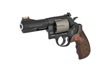 Image of Smith &amp; Wesson 329PD Revolver, .44 Remington Magnum, 4in Barrel, N Frame, Adjustable, Black Frame, Wood Grip, 6 Round Cylinder, 163414