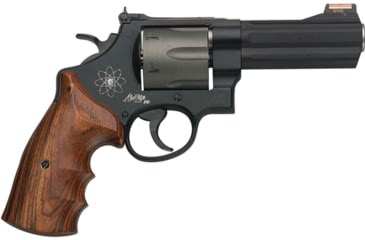 Image of Smith &amp; Wesson 329PD Revolver, .44 Remington Magnum, 4in Barrel, N Frame, Adjustable, Black Frame, Wood Grip, 6 Round Cylinder, 163414