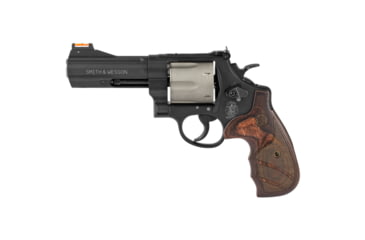 Image of Smith &amp; Wesson 329PD Revolver, .44 Remington Magnum, 4in Barrel, N Frame, Adjustable, Black Frame, Wood Grip, 6 Round Cylinder, 163414