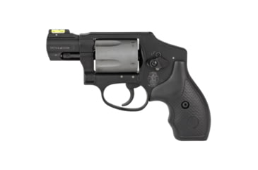 Image of Smith &amp; Wesson 340PD Airlite Revolver, .357 Magnum/.38 Special, 1.87in Barrel, J Frame, Fixed, Black Frame, Rubber Grip, 5 Round Cylinder, 163062