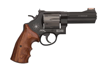 Image of Smith &amp; Wesson 357PD Revolver, .41 Remington Magnum, 4in barrel, scandium alloy frame, smooth wood grip, revolving chamber, fiber-optic front, adjustable rear, 6 round magazine, SW-357PD-1-FRRMPG