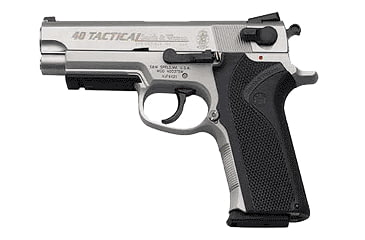 Image of Smith &amp; Wesson 4003TSW Pistol, .40 S&amp;W, 4in barrel, aluminum alloy frame, straight backstrap wrap-around grip, recoil operated semi-automatic, Novak Lo-Mount, 10 round magazine, SW-4003TSW-1-FRRMPG