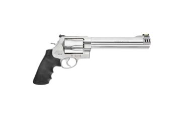Image of Smith &amp; Wesson 460XVR Revolver, .460 S&amp;W, 8.375in barrel, stainless steel X-Frame frame, black rubber grip, revolving chamber, interchangeable front, adj. black blade rear, 5 round magazine, SW-460XVR-1-FRRMPG