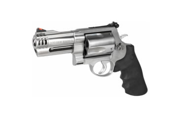 Image of Smith &amp; Wesson 500 Revolver, .500 S&amp;W Magnum, 4in Barrel, X Frame, Adjustable, Stainless Frame, Rubber Grip, 5 Round Cylinder, 163504
